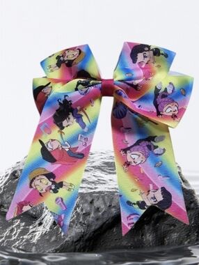 K-pop Kids Rainbow Character Hair Bow - Unbranded